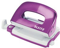 Esselte Dziurkacz Mini LEITZ WOW metalowy fiolet metalik ES590-12