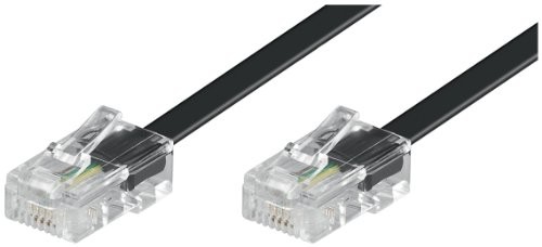 Wentronic ISDN Modular kabel (2 X wtyk RJ45, 4-biegunowy, zajęte) Czarny 3 m 50255