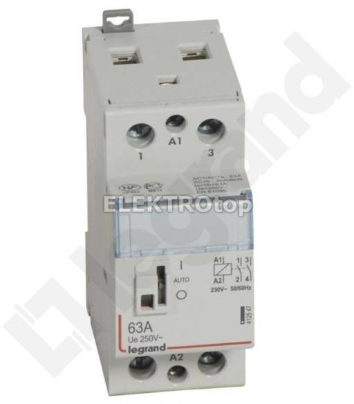 Legrand STYCZNIK MODUŁOWY SM 363 63A 230V 2NO Z MANIPULATOREM 412547