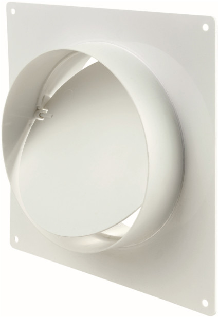 Vents Zawór zwrotny z kołnierzem 125 mm biały