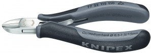 Knipex szczypce precyzyjne boczne tnące 115mm PCV 77 22 115