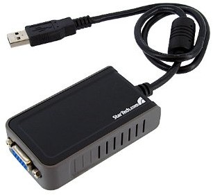 STARTECH.COM StarTech. com USB VGA Video Adapter  zewnętrzny Multi Monitor na karcie graficznej  1440 X 900  wtyk/gniazdo USB2VGAE2