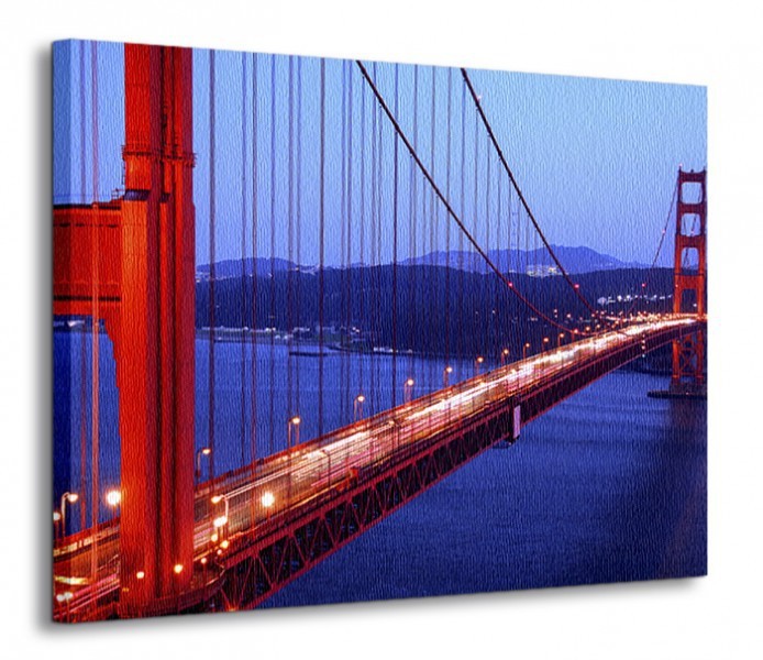 Nice wall San Francisco, Golden Gate - Obraz na płótnie CD0346