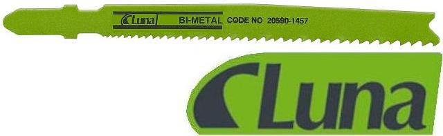 LUNA brzeszczot do wyrzynarek, BIM z zębami z węglików spiek., 21 TPI, 100x8x1 m (205901515)