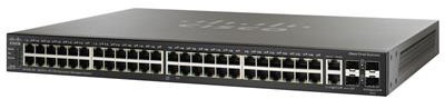 Linksys SYSTEMS Switch zarządzalny SF500-48P switch 48xFE 2xCombo 2x1GE/5GE SFP SF500-48P-K9-G5