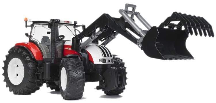 Bruder Traktor STEYR CVT 6230 Z ŁADOWACZEM CZOŁOWYM (03091) 4001702030919