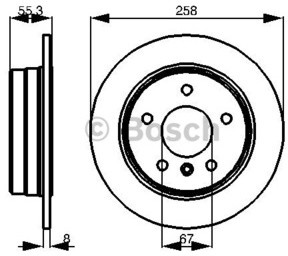 BOSCH (Automotive Aftermarket) 0 986 479 B36