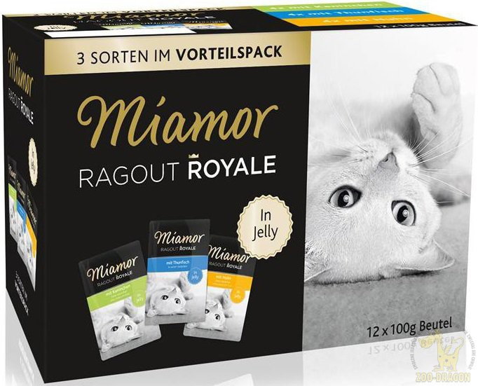 Miamor Ragout Royale Mix w galarecie Saszetka 12 x 100g 74098