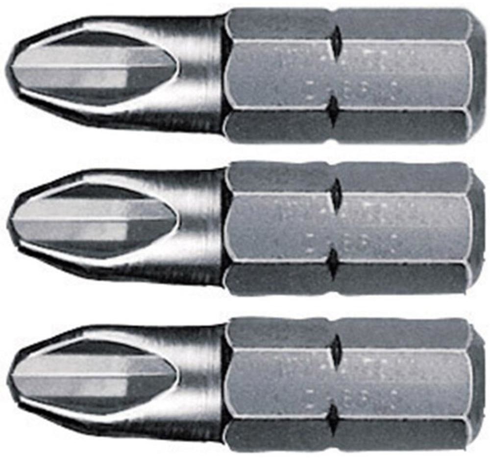 Wiha Bit z końcówką krzyżową PH 2 7011-922 SB-KARTE 3TLG PH 2 stal chromowo-wanadowa hartowany C 6.3