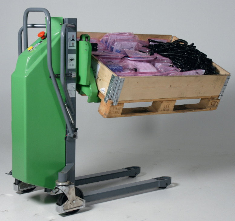 GermanTech 997 99724829 Wózek paletowy podnośnikowy elektryczny z przechyłem Ger