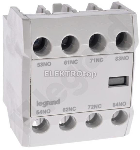 Legrand STYKI POM. FRONT. CTX3 3P (9-150A) / 4P (40-135A) 2NO2NC 416855