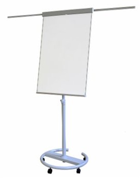 MEMOBOARDS FLIPCHART SUCHOŚCIERALNO-MAGNETYCZNY MOBILNY CIRCLE Z DWOMA RAMIONAMI PROFESSIONAL 105X68XH220CM wszystko dla domu i biura! FM11C