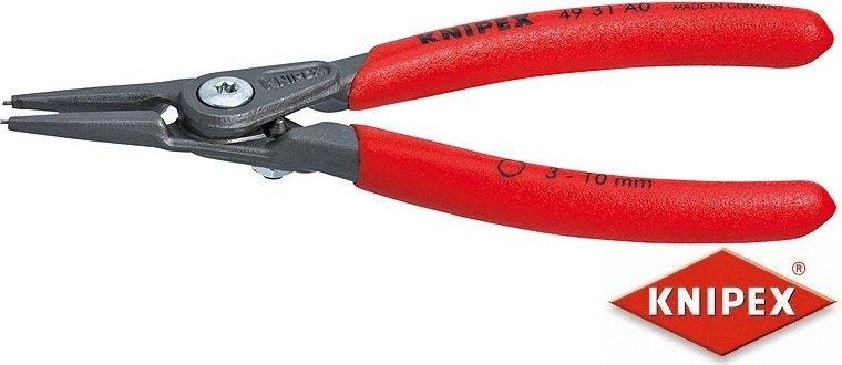 Knipex Precyzyjne szczypce do pierścieni osadczych zewnętrznych, PCW (49 31 A1)