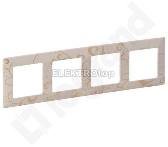 Legrand 754114VALENA LIFE RAMKA X4 KREM FANTAZJA