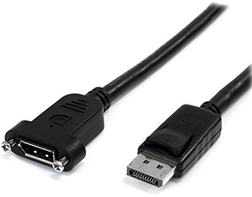 StarTech 3 Nóżki Powered DisplayPort panel mount przewód z Power DPPNLFM3PW