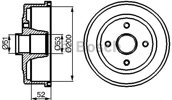 BOSCH Bęben hamulcowy, 0 986 477 135 - Bezpłatny zwrot do 30 dni, największy wybór produktów. 0986477135