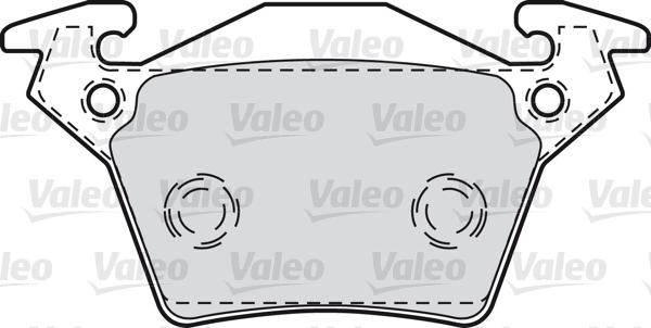 VALEO klocki hamulcowe 598301 598301