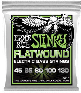 Ernie Ball 2816 Flatwound Cobalt Regular Slinky 5 String