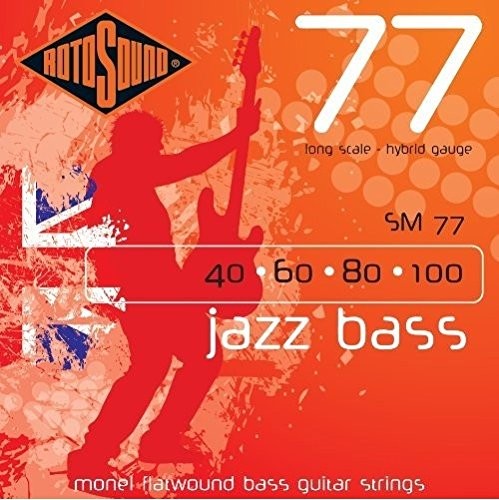 Rotosound rotos górne 77 Jazz Bass Guitar Strings SM77