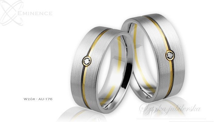 Eminence Obrączki ślubne - wzór Au-176