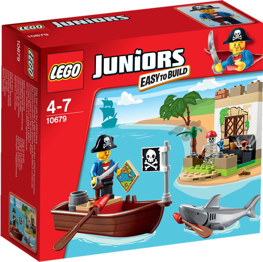 LEGO JUNIORS - Poszukiwanie skarbu piratów 10679