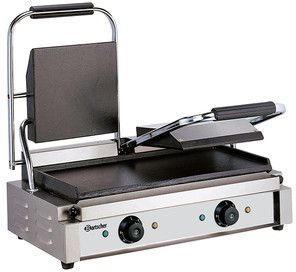 Bartscher Grill kontaktowy podwójny płyty grillowe gładkie