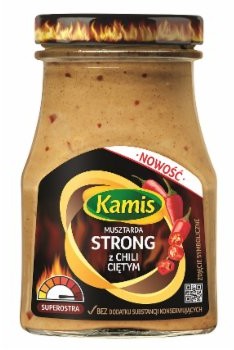 Kamis MUSZTARDA STRONG Z CHILI CIĘTYM 185G zakupy dla domu i biura 13678958