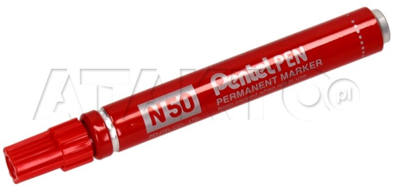 Pentel Marker permanentny 1.5mm brązowy okrągły N50 PN5233