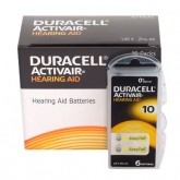 Duracell 60 x baterie do aparatów słuchowych ActivAir 10 MF