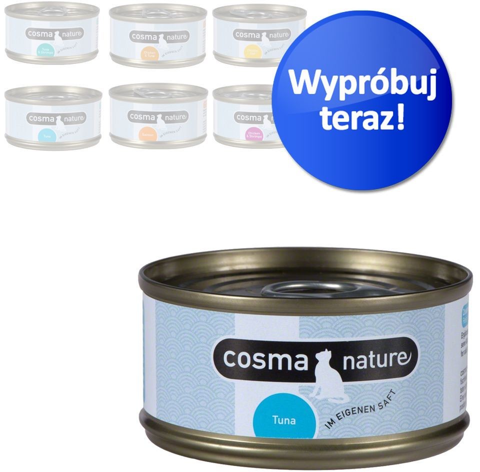 Cosma Nature 6 x 280 g (6 różnych smaków)