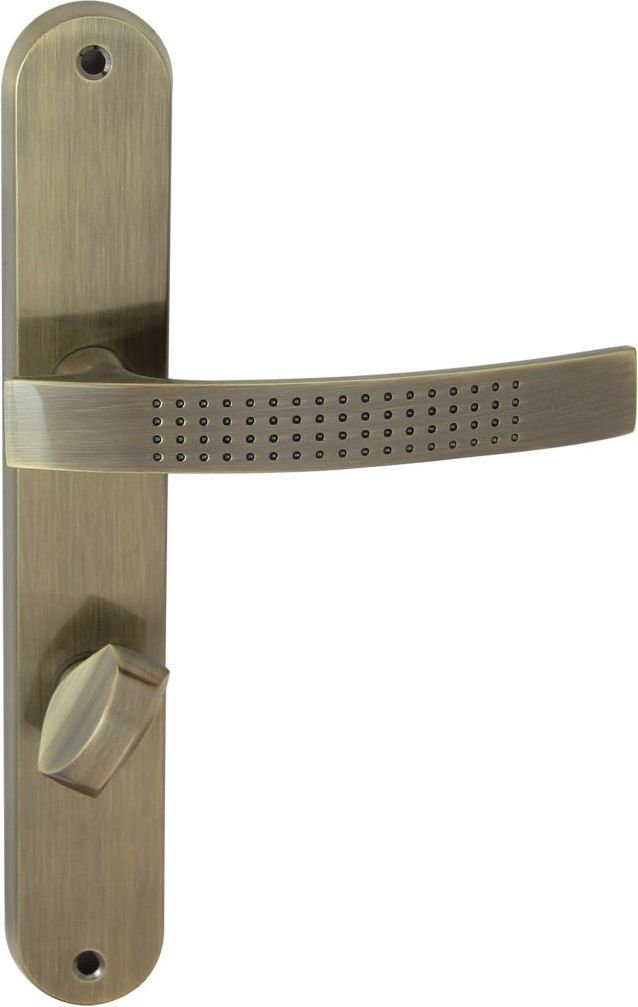 Domino Klamka ALMA ECO 72 DŁUGI SZYLD WC BRĄZ GRAFIATTO ALMA ECONOMY M3 WC72