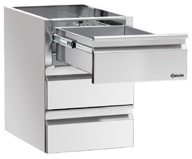 Bartscher Blok szuflad 3 x 1/1 GN do stołów roboczych