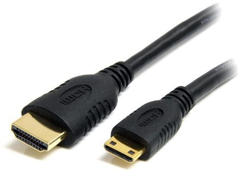 STARTECH.COM Startech.COM HDACMM1 M kabel High Speed HDMI z Ethernet (wtyczka HDMI na wtyk mini-HDMI, 1 m) HDACMM1M