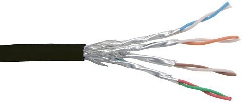 InLine Patch Cable, Cat.6, S-STP/PiMF, AWG27, PVC, 100 m Czarny 4043718112166