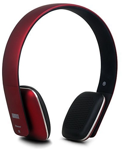 August EP636 słuchawki z funkcj$934 gło$935nomówi$936c$937 i zintegrowanym akumulatorem, Bluetooth v4.0 NFC, czerwone AUG EP636R