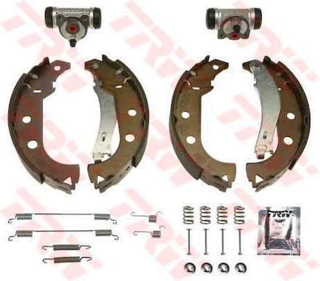 TRW Zesatw szczęk hamulcowych BK1763