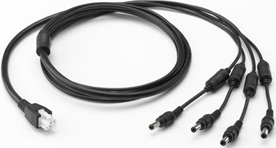 Motorola 4way Dc Line Cord.used To Power 25-85992-01R