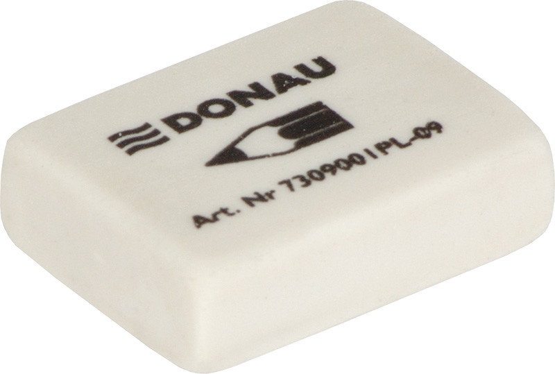 Donau Gumka uniwersalna , 41x21x11mm, biała 7309001PL-09
