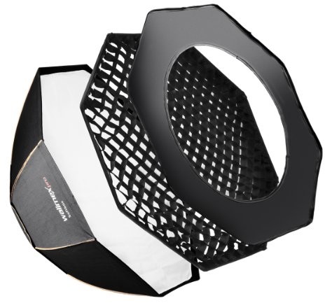 Walimex Pro Walimex pro Octagon Softbox PLUS Orange Line  120, czarny 19388