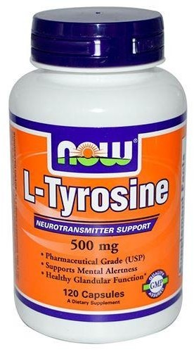 NOW L-Tyrosine - 120Caps (733739001627)