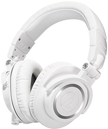 Audio Technica ATH-M50xWH słuchawki dla DJ-ów, studyjne ATH-M50XWH