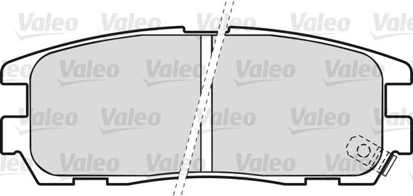 VALEO klocki hamulcowe 598507 598507