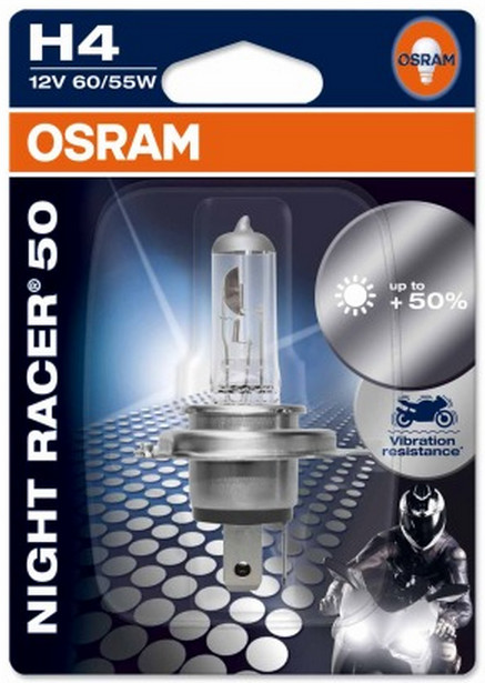 OSRAM H4 12V 60/55W P43t NIGHT RACERR 50