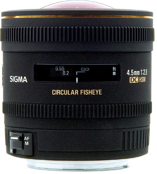 Sigma 4.5mm f/2.8 EX DC HSM Fisheye Canon