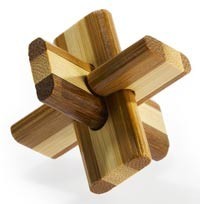 Eureka Łamigłówka 3D BAMBOO Doublecross poziom 2/4