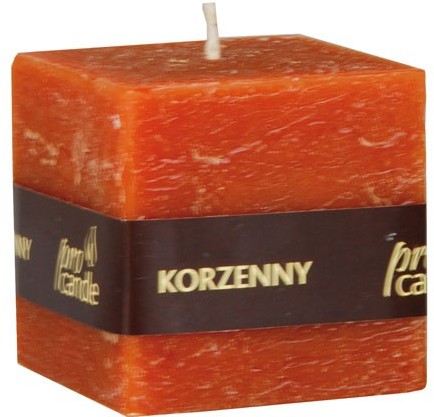 Pro Candle wieca zapachowa ProCandle 791012 / sześcian / korzenny