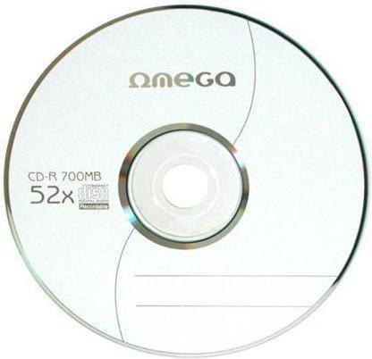 Omega Dysk CD-R 700MB 52x 10 pack Koperta 56996