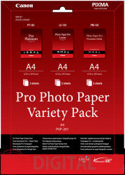 Canon PVP-201 Pro Papier fotograficzny Variety Pack A 4 3x5 Sheets 6211B021