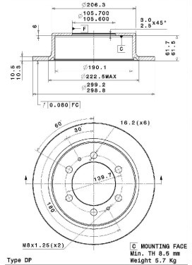 BREMBO 08.A329.11