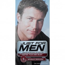 Just For Men średni brąz H-35 odsiwiacz do włosów. szampon koloryzujący dla mę